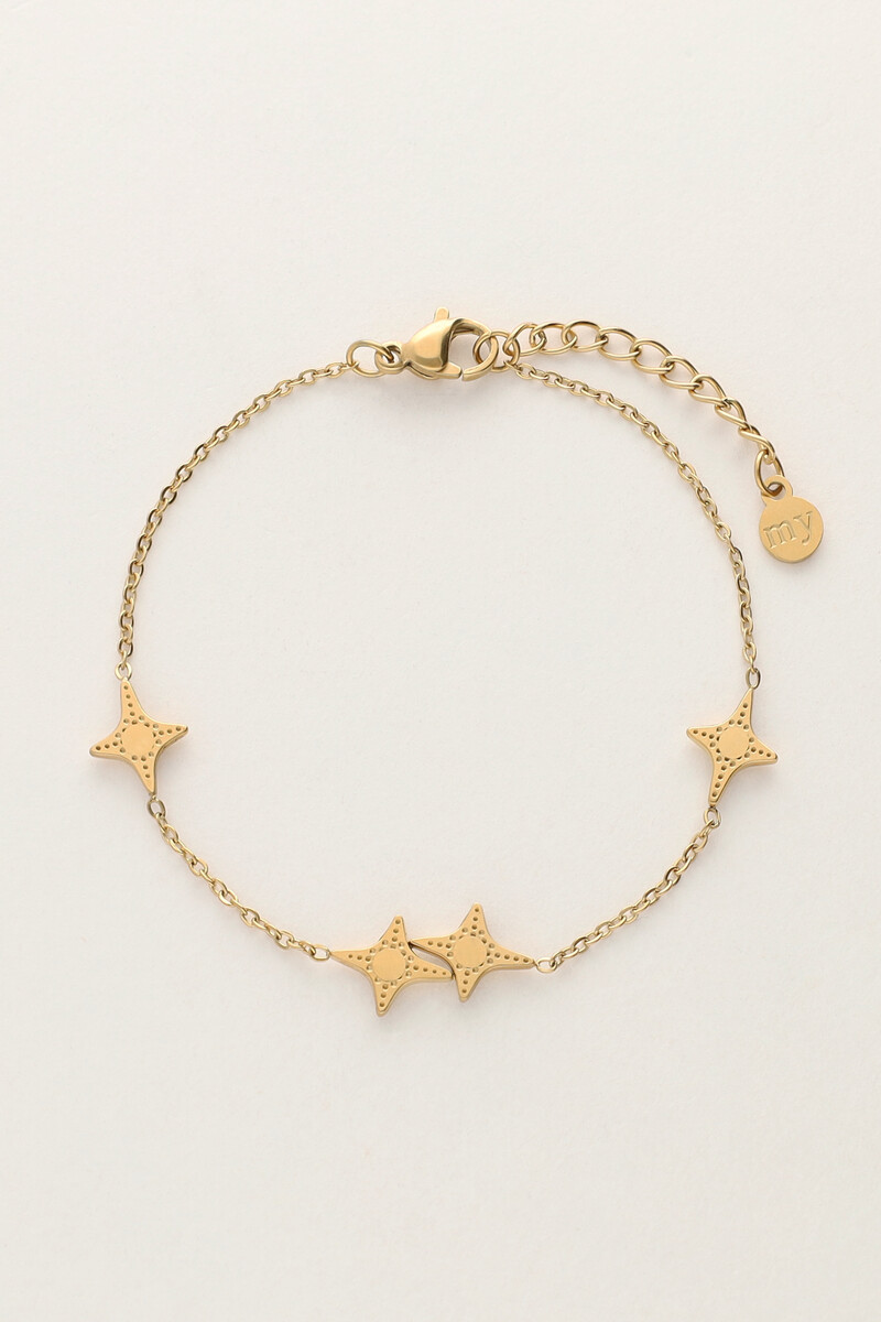 My jewellery Minimalistische armband met polestars