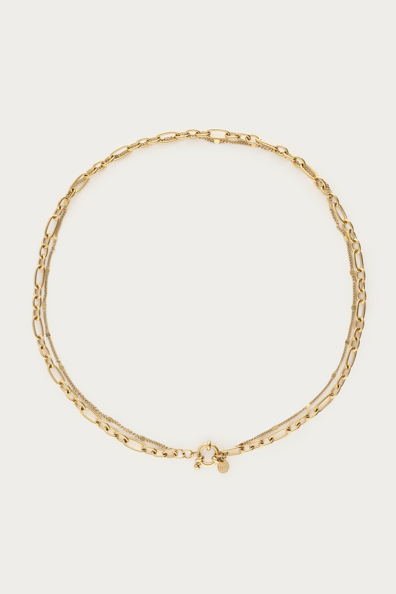 Chaîne double minimaliste à maillons