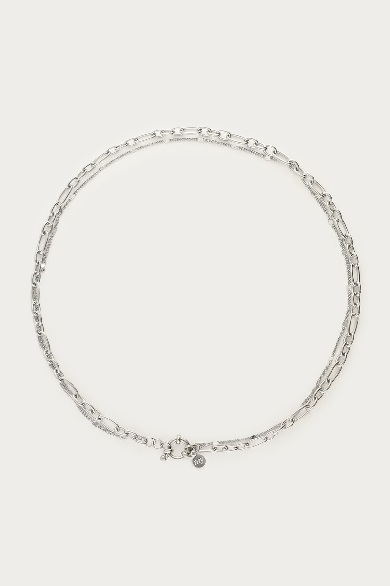 Minimalist double chain with links