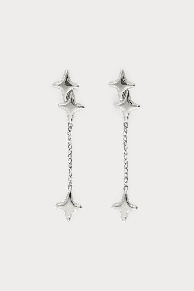 Minimalist drop earrings with Pole Stars | My Jewellery