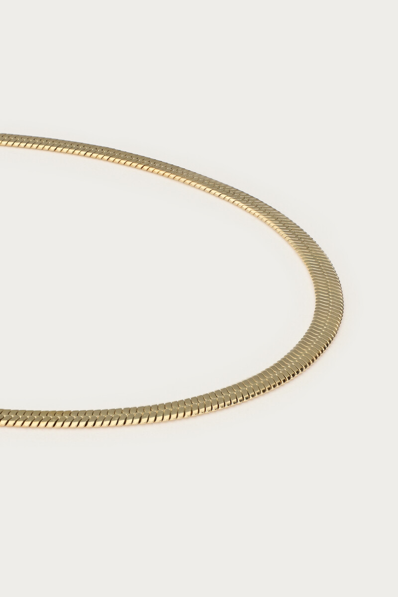 Minimalist flat chain link bracelet | My Jewellery