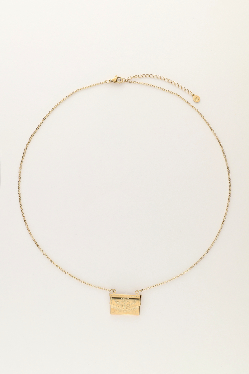 Minimalist necklace with envelope | My Jewellery