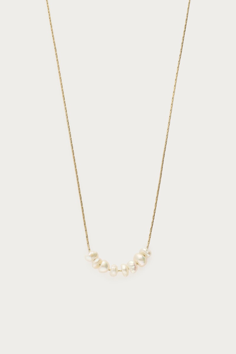 Minimalist necklace with freshwater pearls | My Jewellery