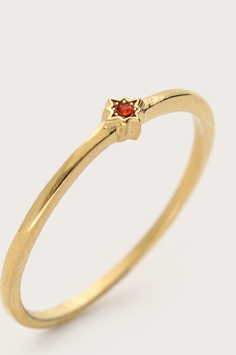 Minimalistic birthstone ring | My Jewellery