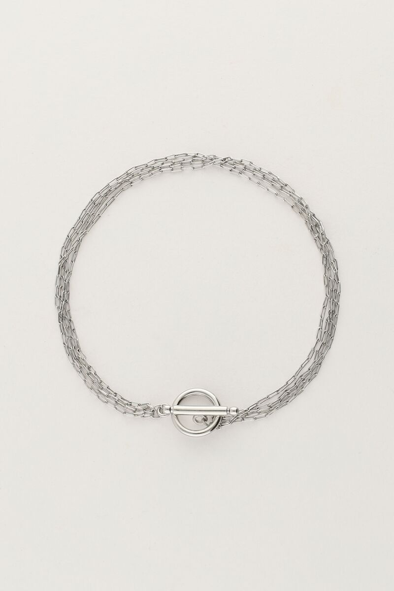 Minimalist bracelet with 4 chains and clasp | My Jewellery