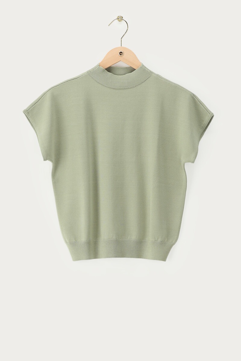 Mint green top with batwing sleeves | My Jewellery