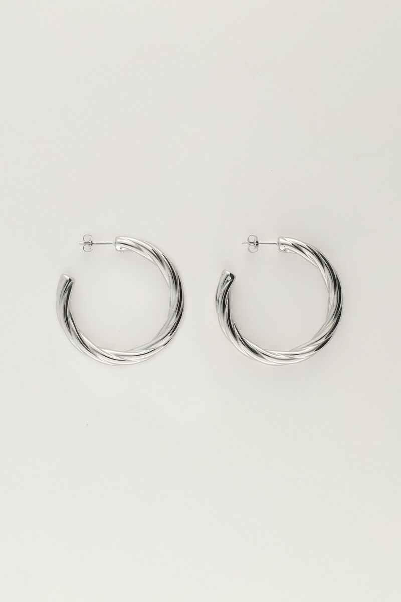 Oorhangers met chunky twist | My Jewellery