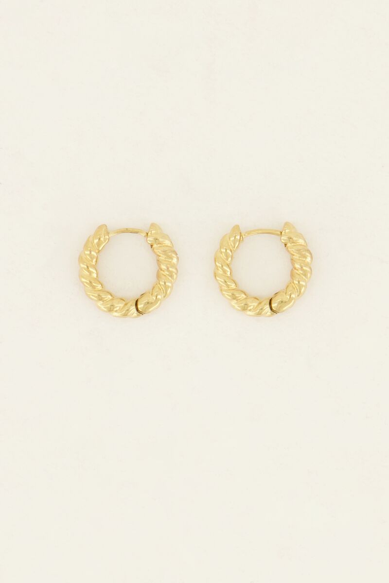 Oorring met gedraaid detail | My Jewellery