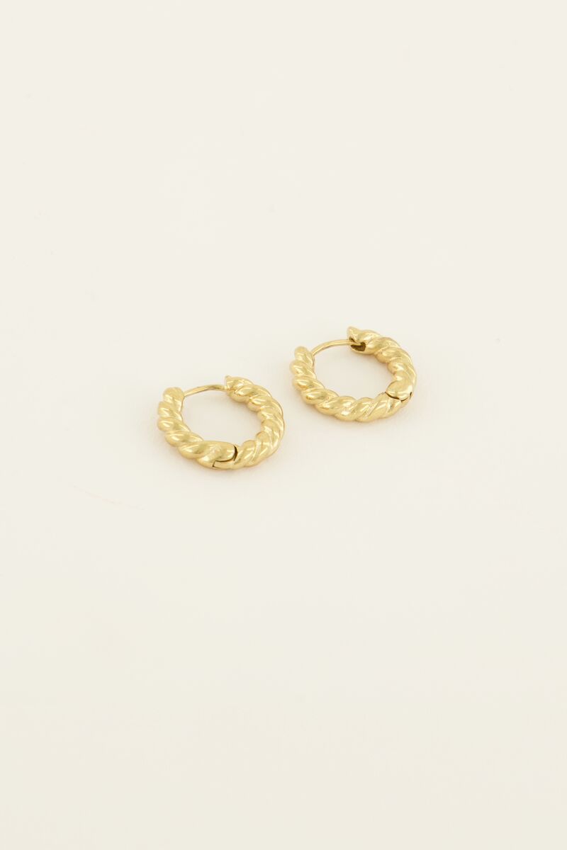 Oorring met gedraaid detail | My Jewellery