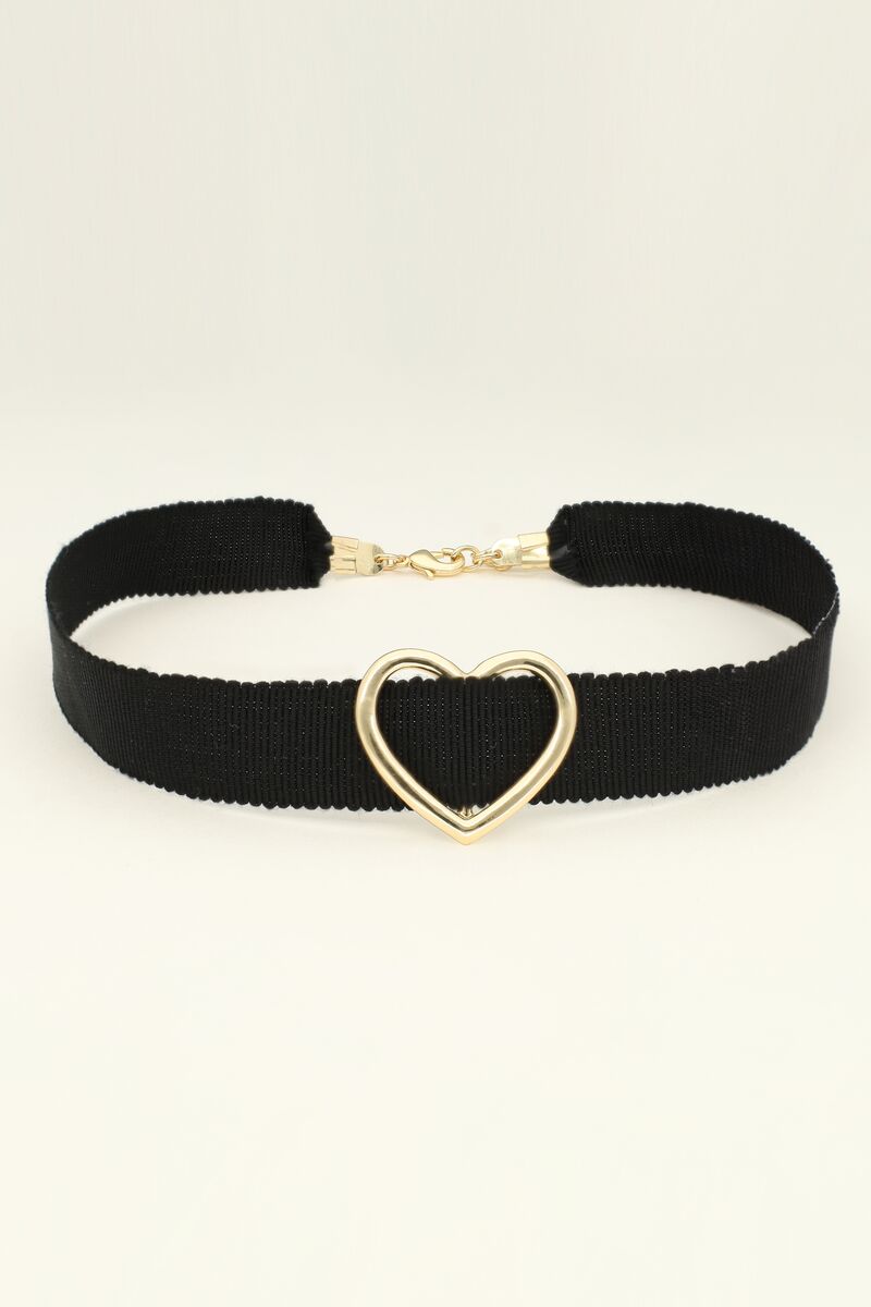 Verstellbarer Choker mit Herz