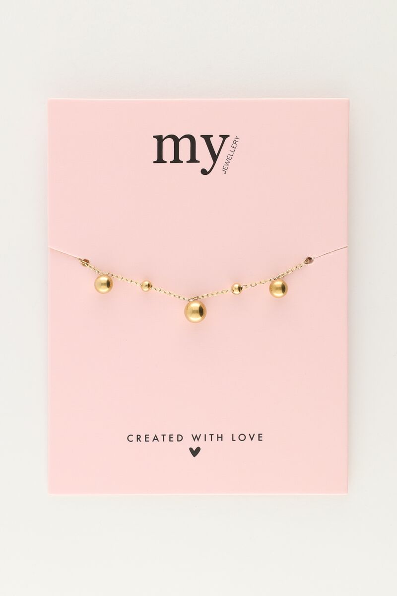 Bracelet with circle charms | My Jewellery