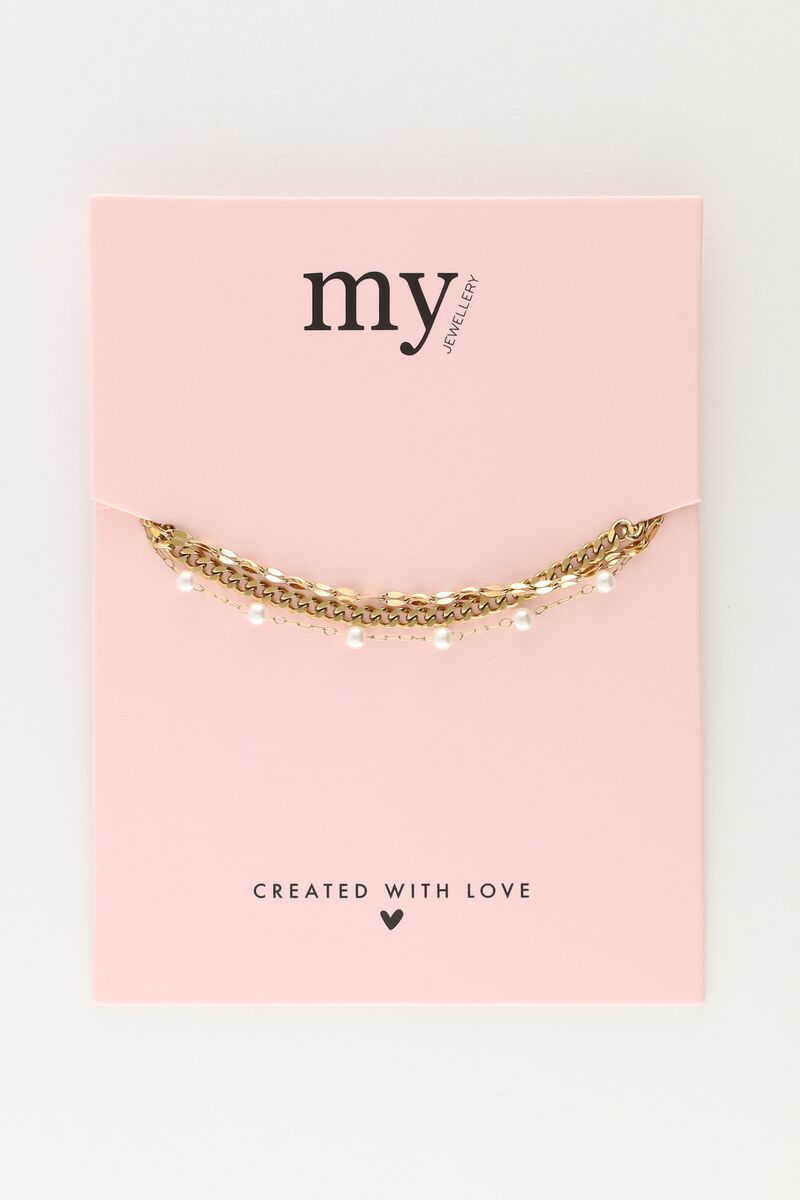 Triple bracelet with pearls | My Jewellery