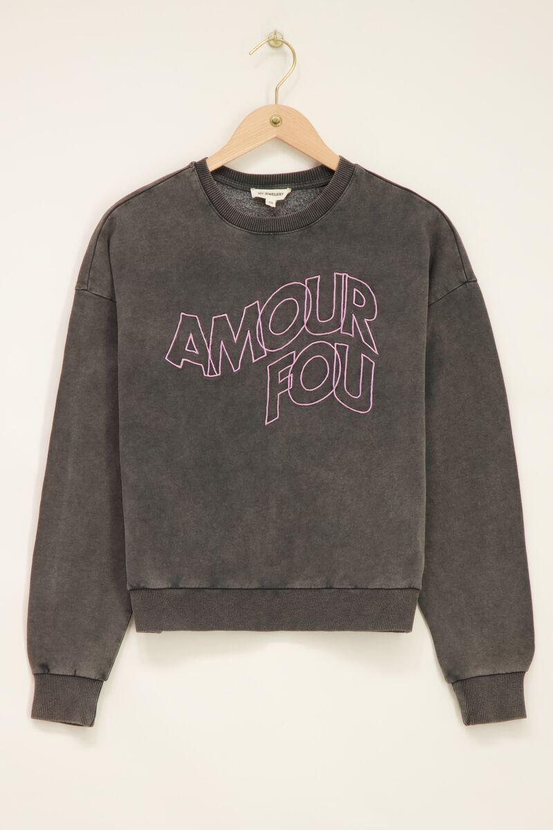 Sweat gris Amour fou | My Jewellery - My jewellery - Modalova