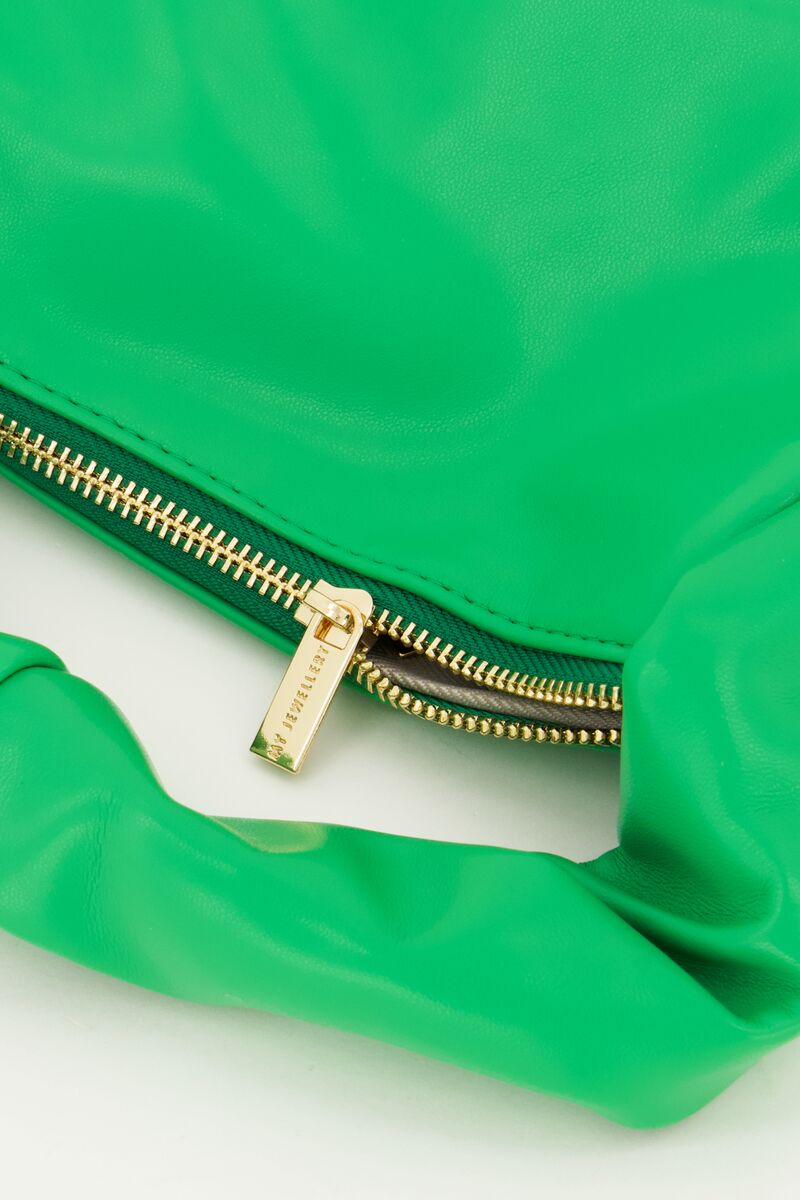 Green leather-look hand bag | My Jewellery