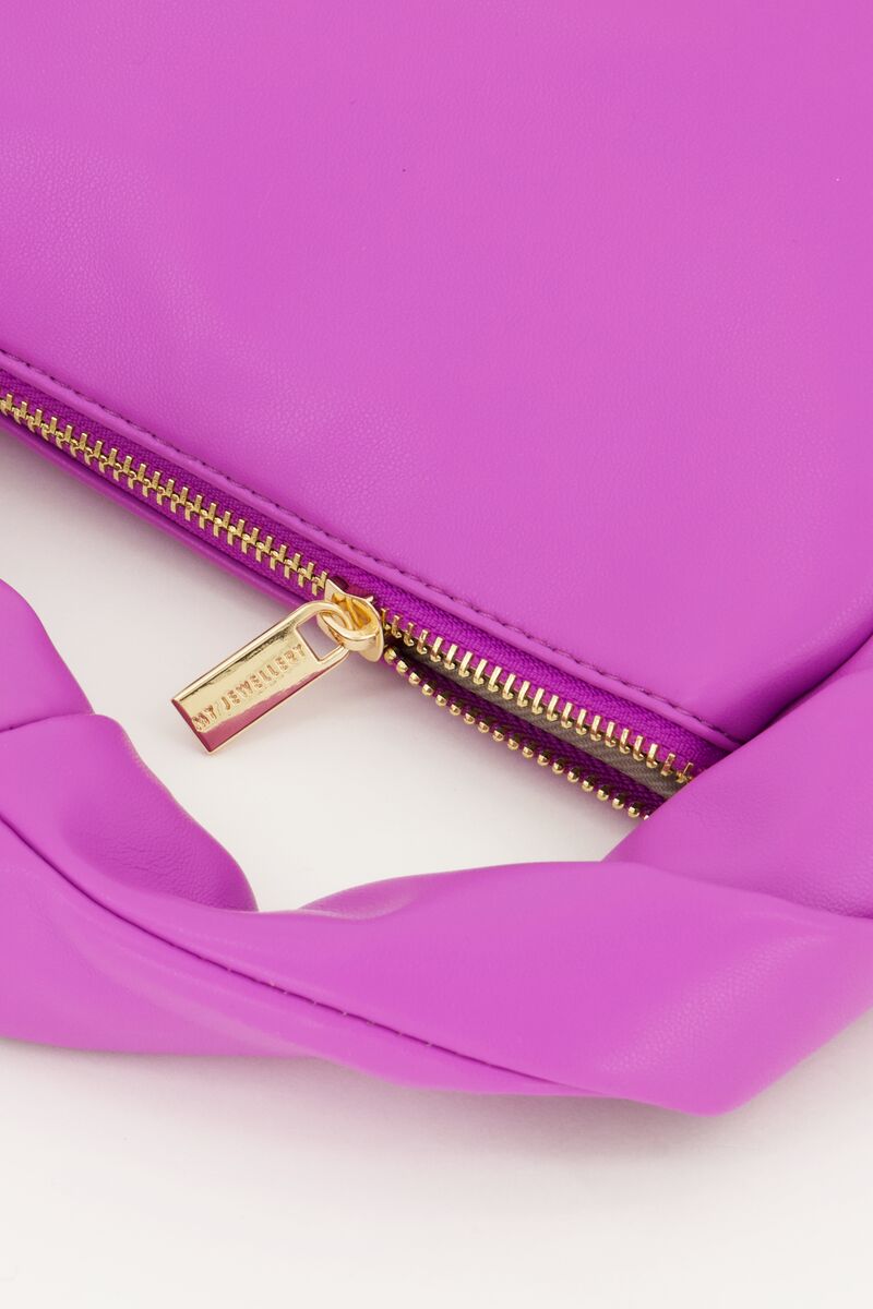 Purple leather-look hand bag | My Jewellery