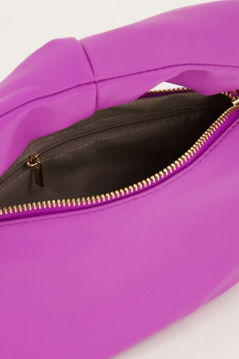 Purple leather-look hand bag | My Jewellery