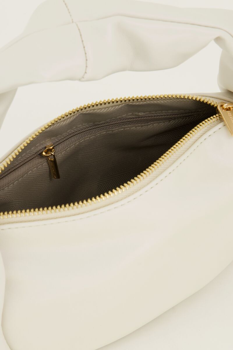 Crème leather look handtas | My Jewellery