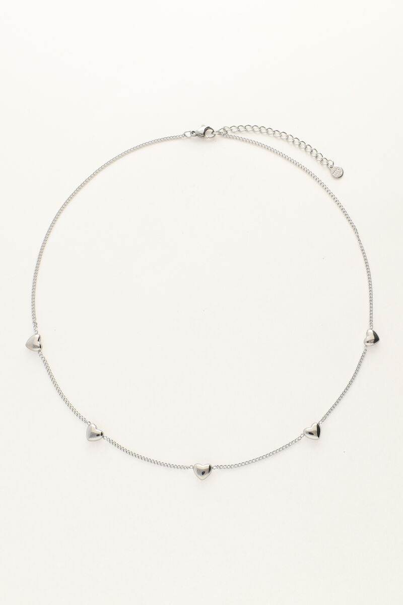 Valentine's necklace with five hearts | My Jewellery