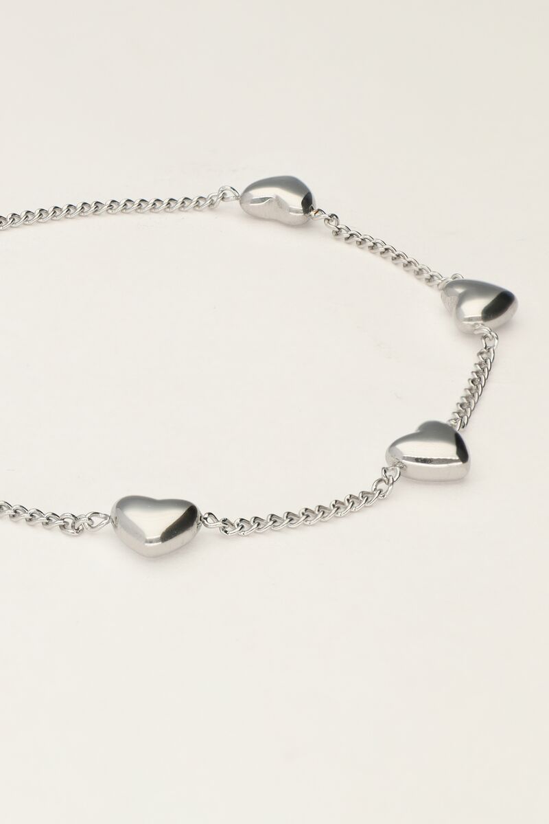 Valentine's bracelet with five hearts | My Jewellery