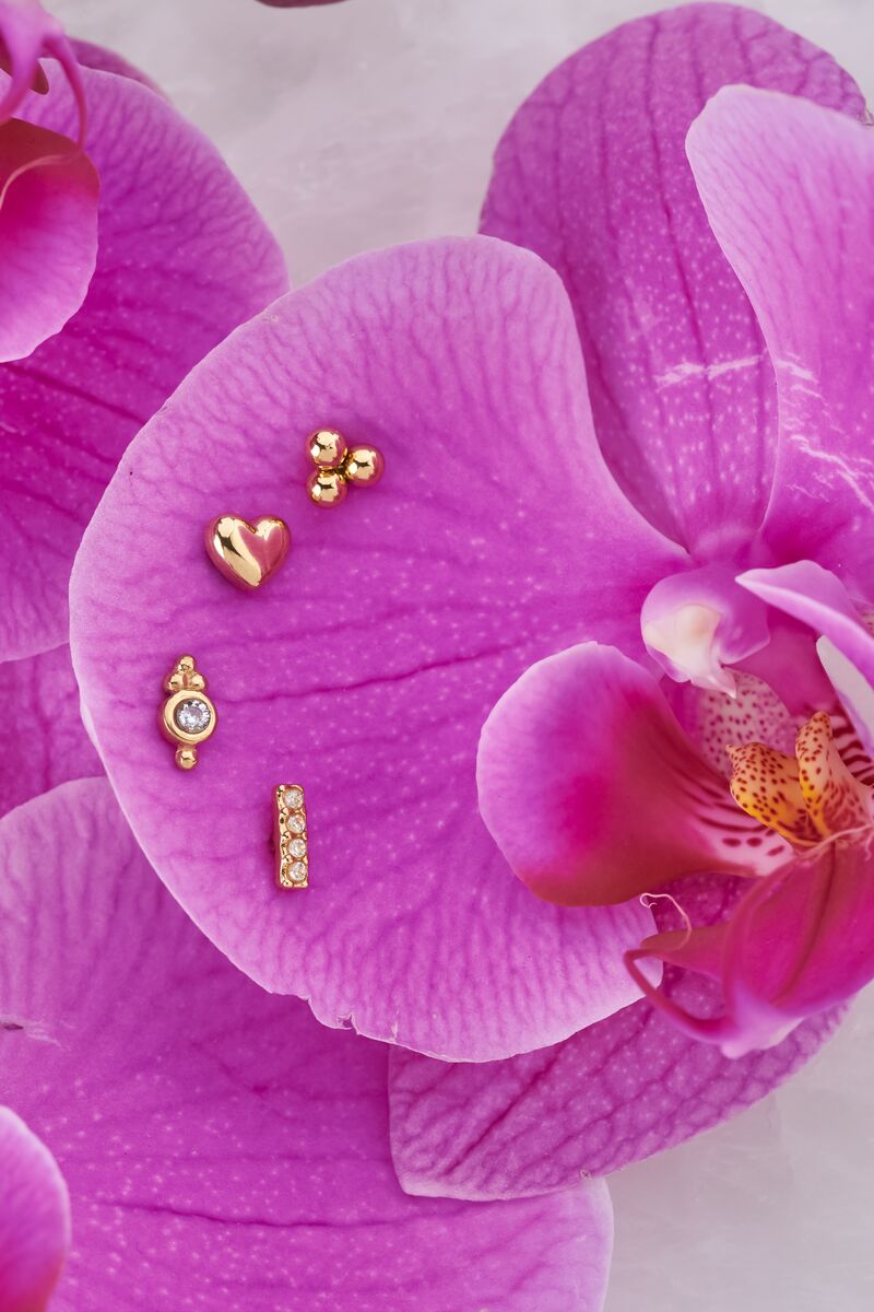 Universe studs with three balls | My Jewellery