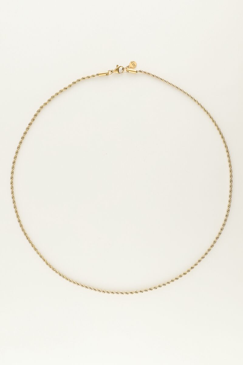 Equal necklace with small twisted effect | My Jewellery