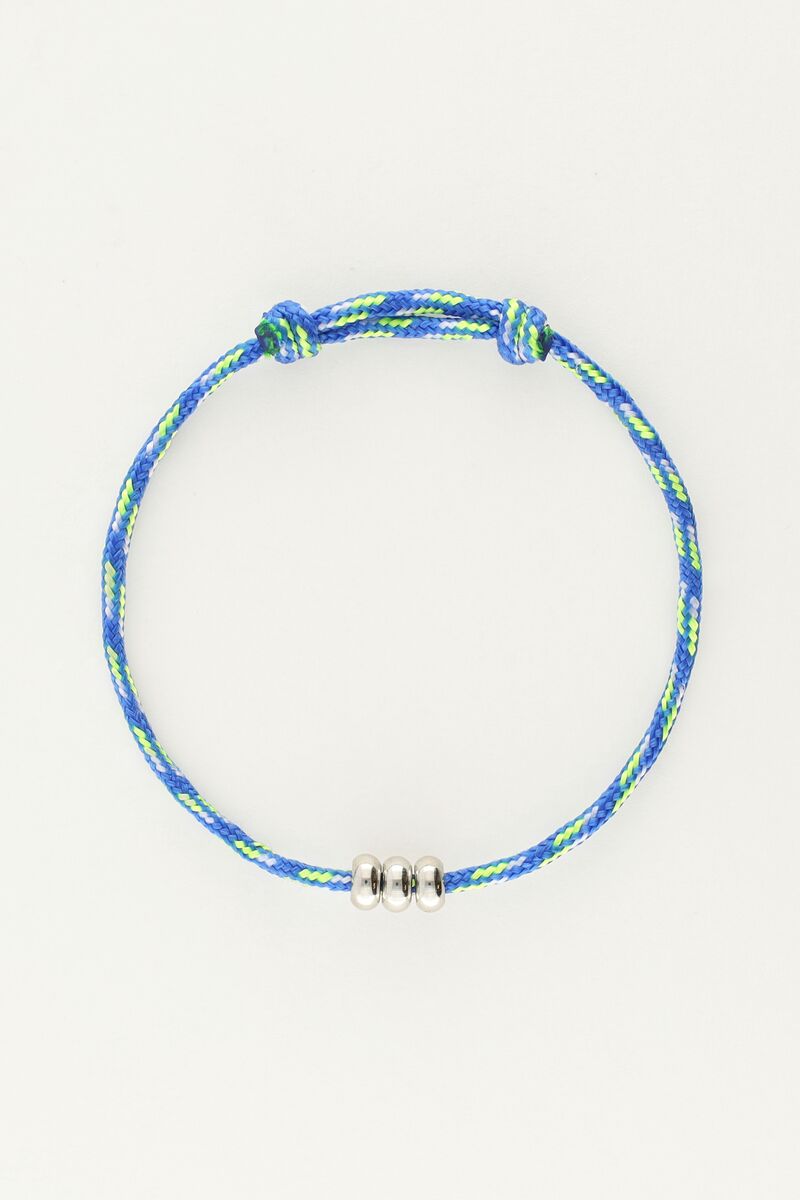 Blue mini bracelet with beads