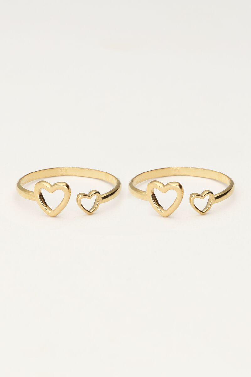 Mother & daughter heart ring | My Jewellery