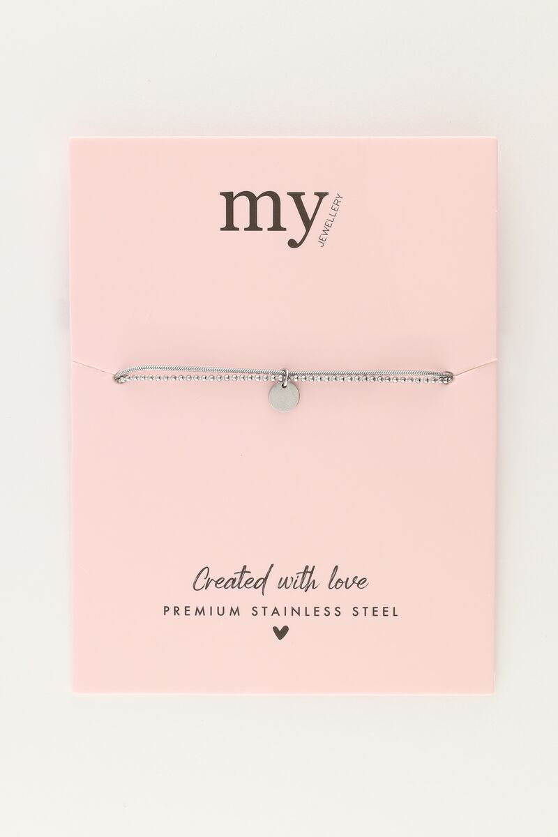 Minimalistic double bracelet with coin | My Jewellery