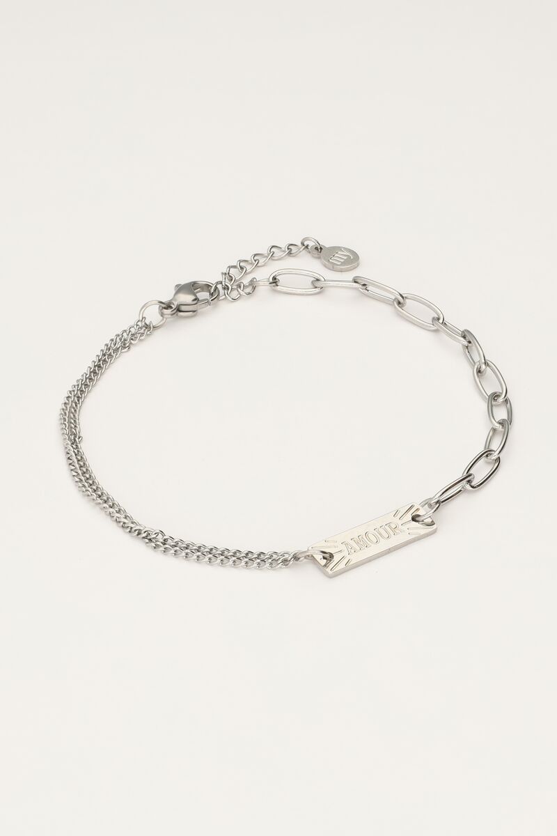 Amour bracelet with different links | My Jewellery