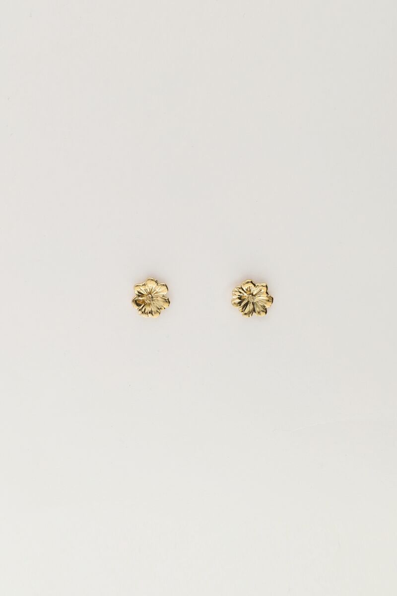 Insel Ohrstecker mit Blumen