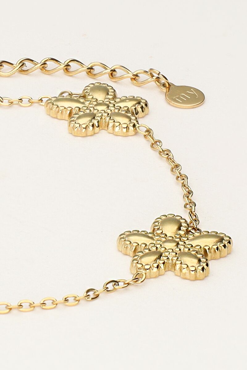 Island bracelet with 3 flowers | My Jewellery