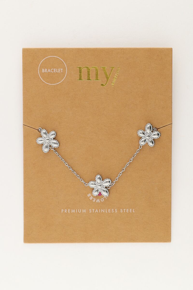 Island bracelet with 3 flowers | My Jewellery