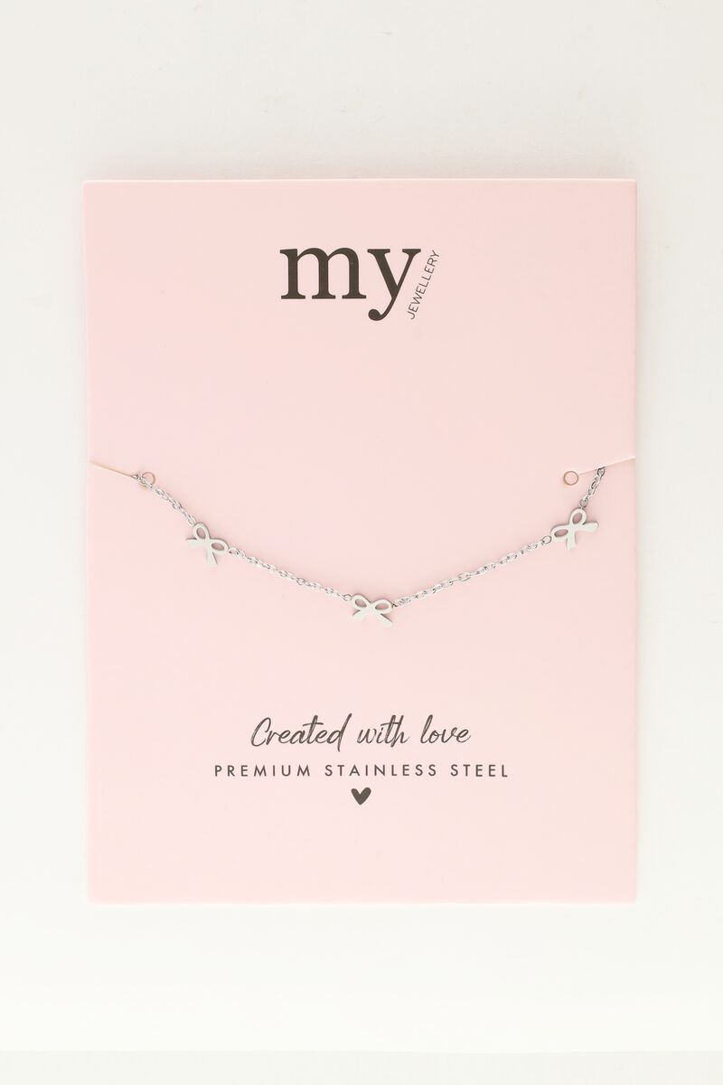 Minimalist bracelet with mini bows | My Jewellery