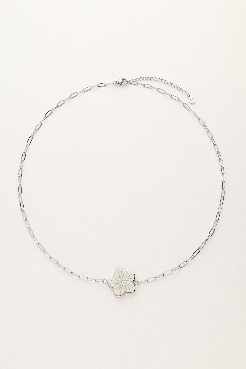 Art chain necklace with flower | My Jewellery