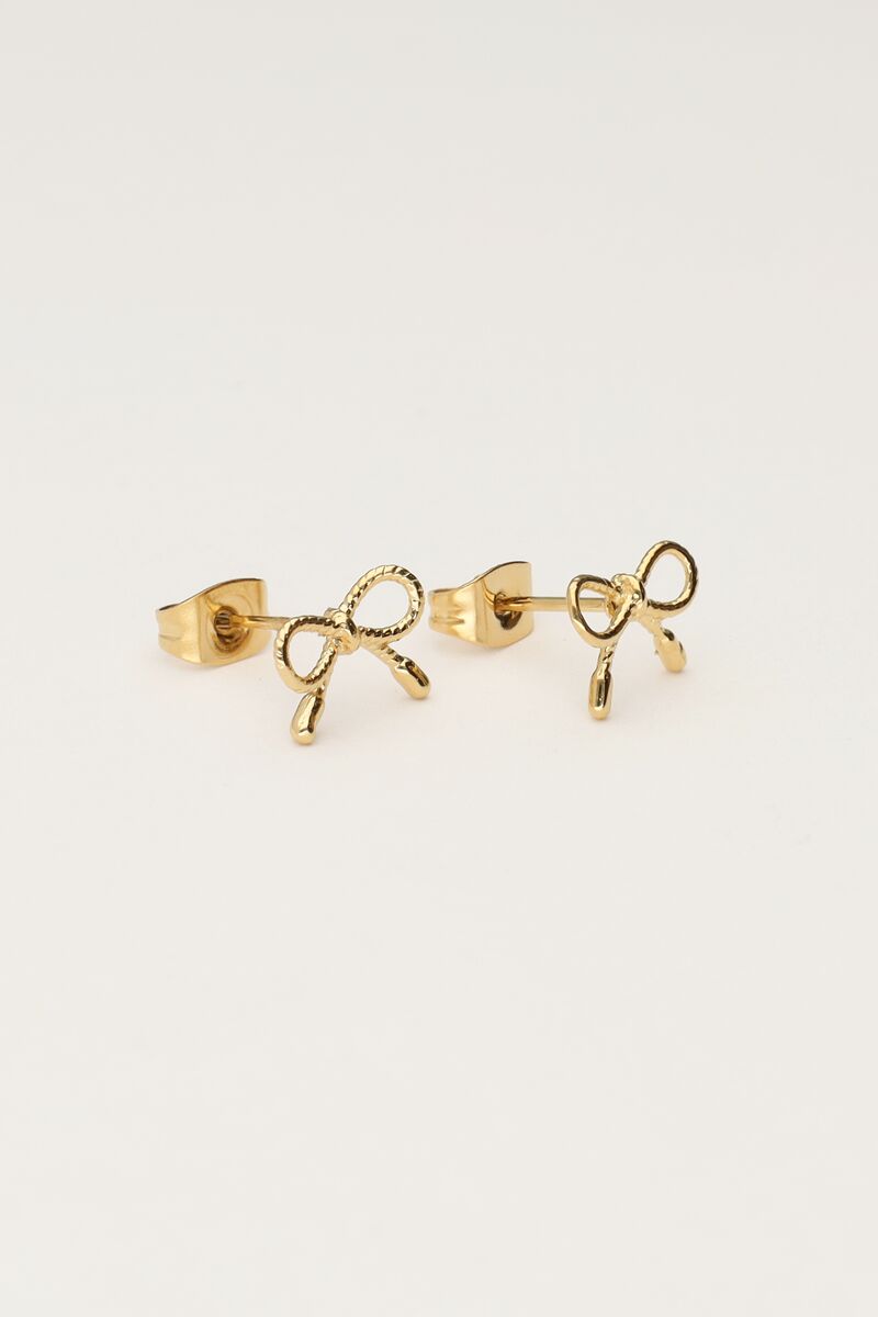 Minimalist bow studs | My Jewellery