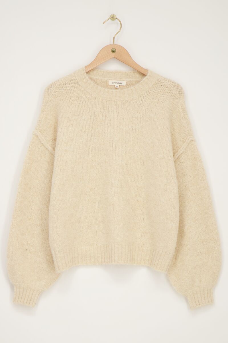 Pull oversize avec manches ballon | - My jewellery - Modalova