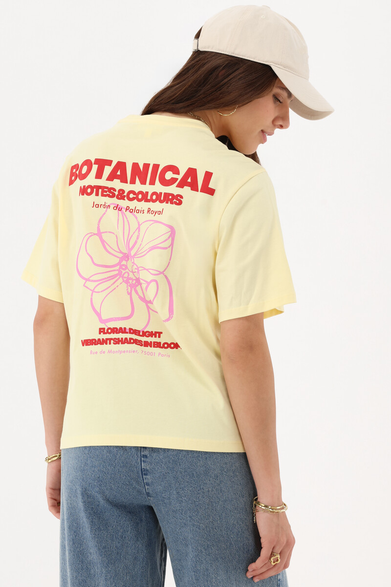 Yellow T-shirt "Botanical" | My Jewellery