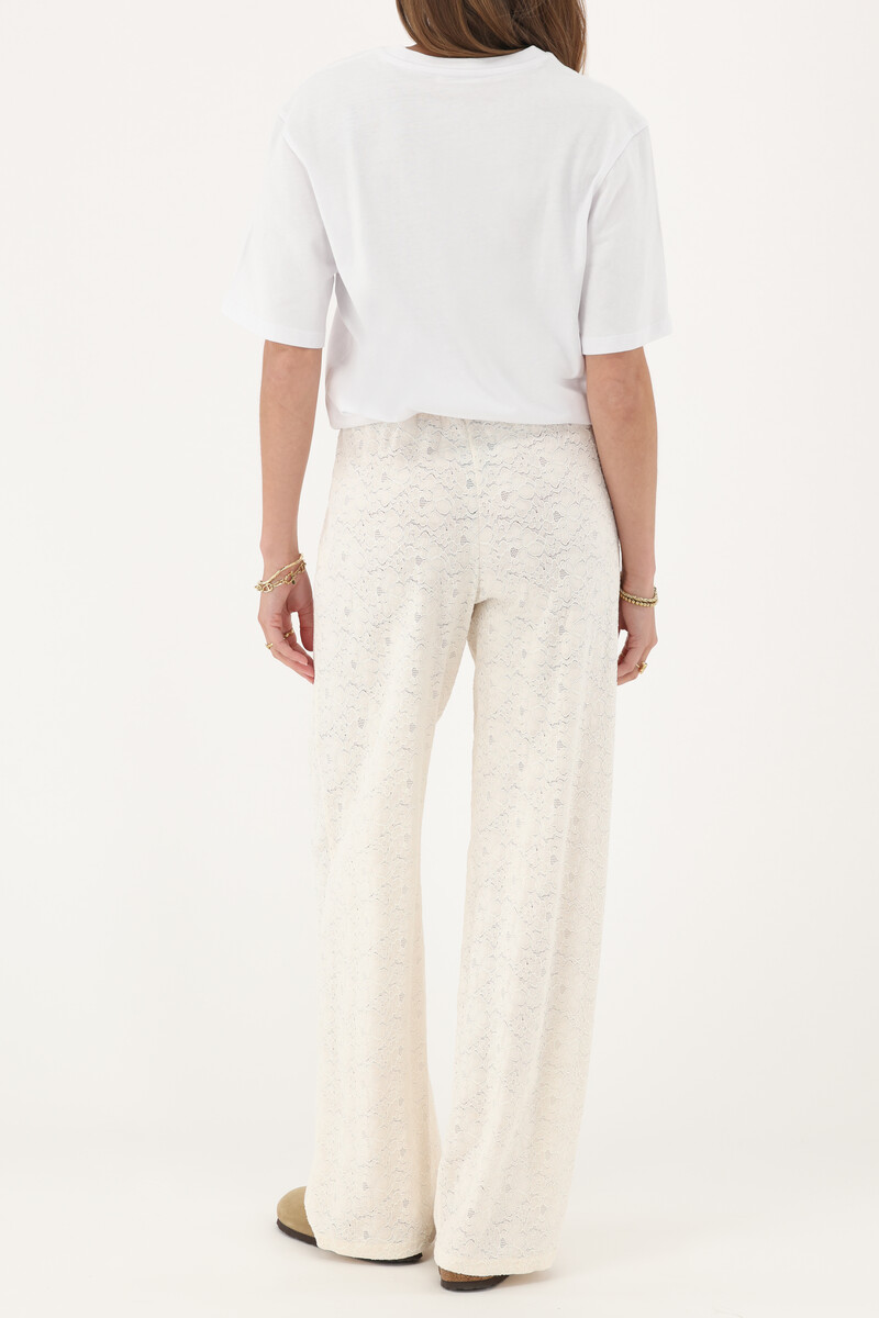Cream lace pants | My Jewellery