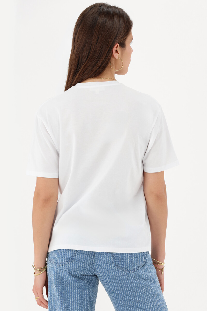 White T-shirt "Saint-tropez" | My Jewellery