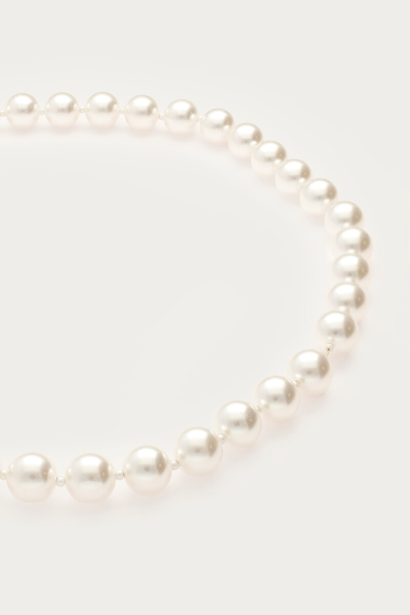 Statement necklace with faux pearls | My Jewellery