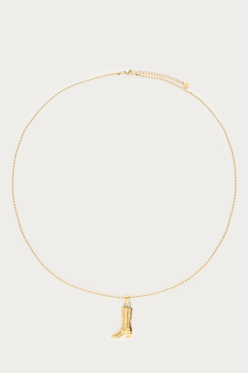 Long necklace with western boots | My Jewellery