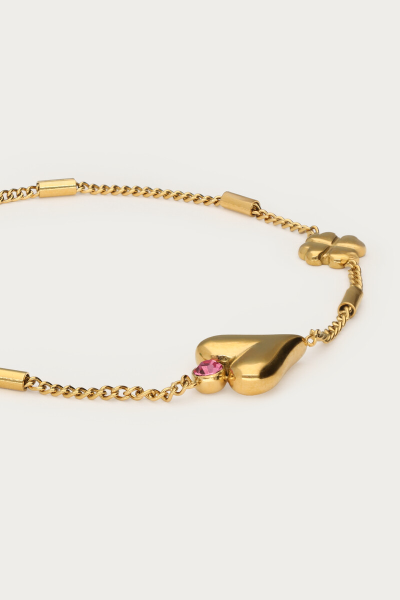 Bracelet with clover & heart | My Jewellery