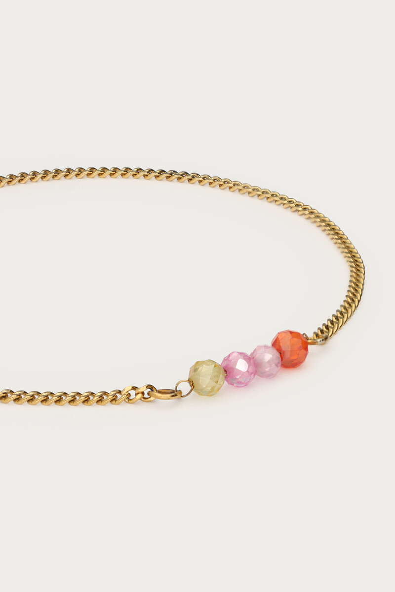 Bracelet with four glass beads | My Jewellery