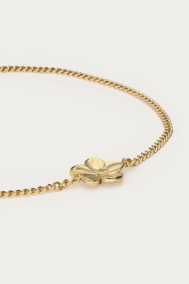 Minimalist bracelet with flower | My Jewellery