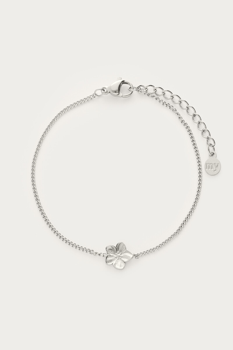Minimalist bracelet with flower | My Jewellery