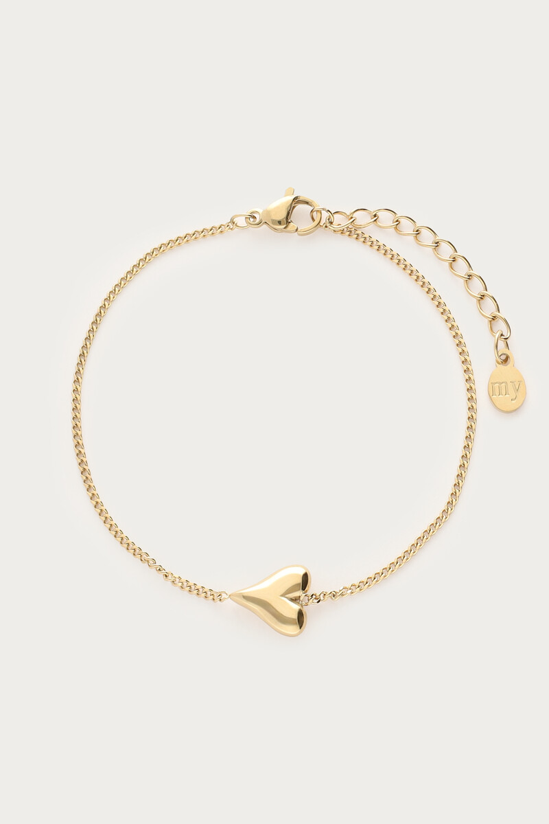 Minimalist bracelet with heart | My Jewellery