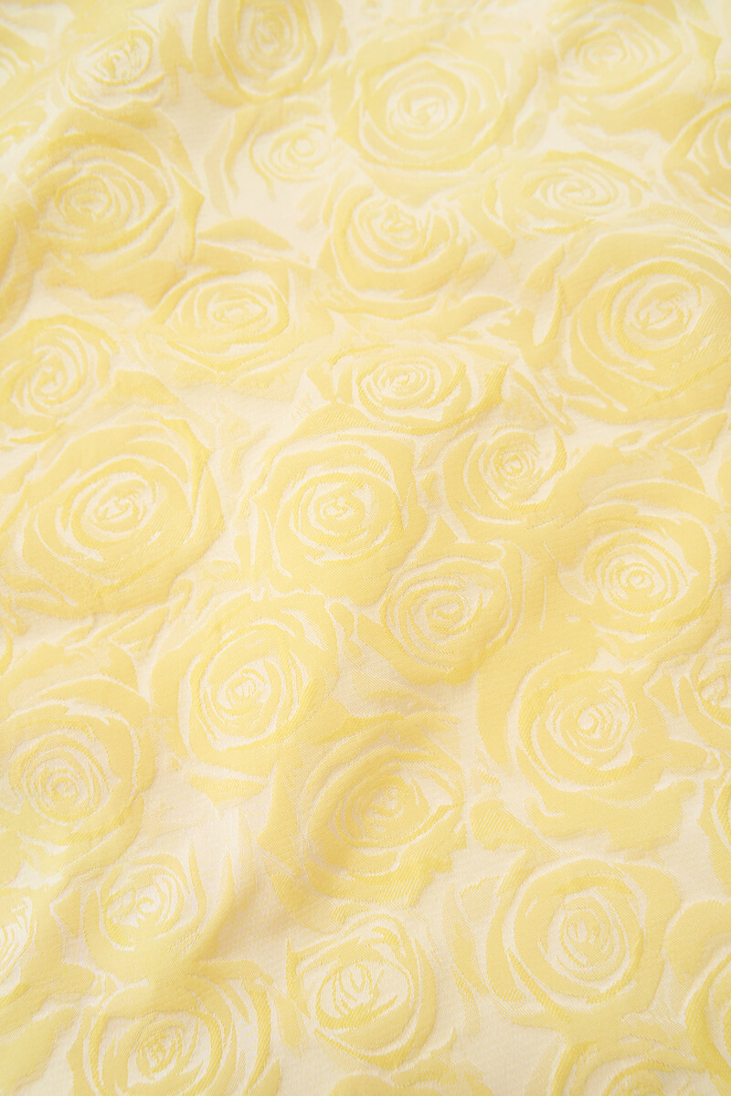 Yellow blouse with floral texture | My Jewellery