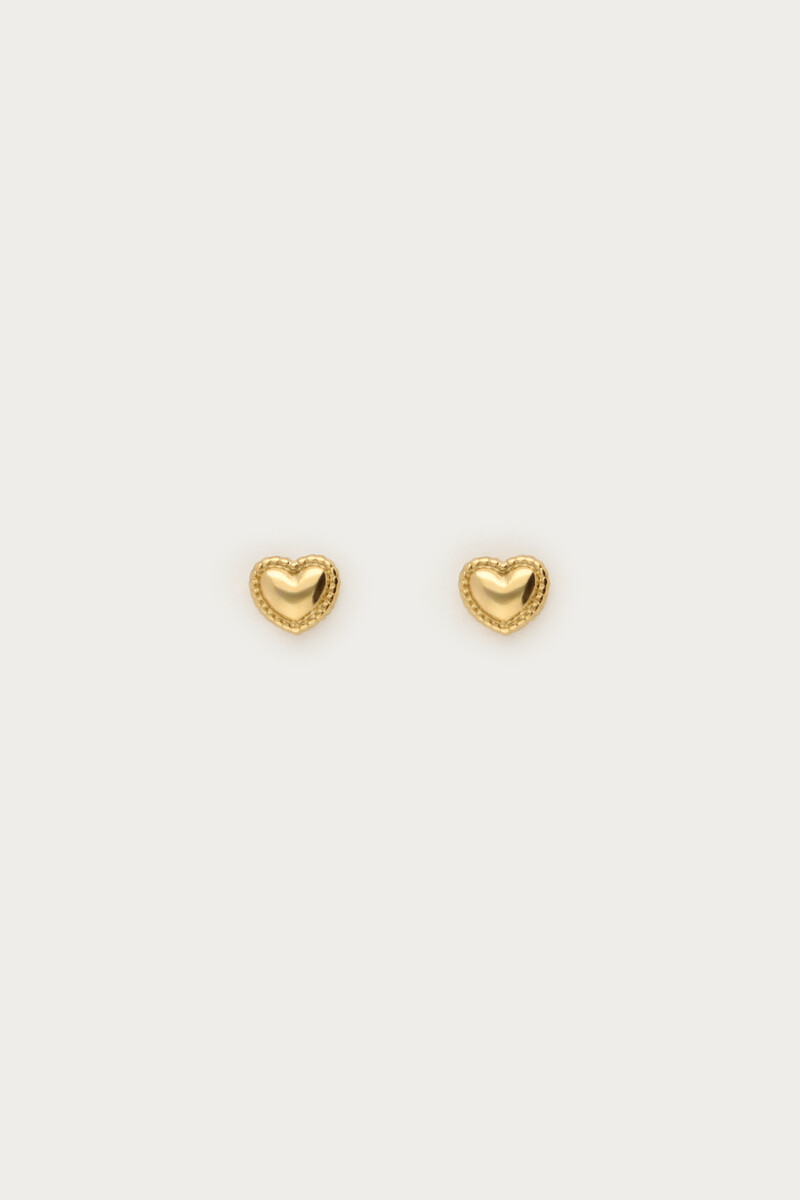 Studs with heart and dots | My Jewellery