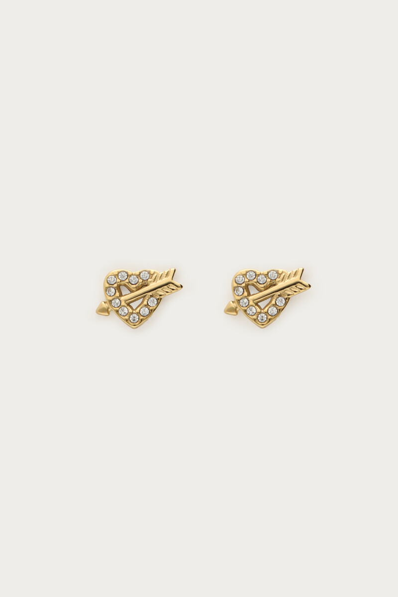 Studs arrow and hearts bow | My Jewellery