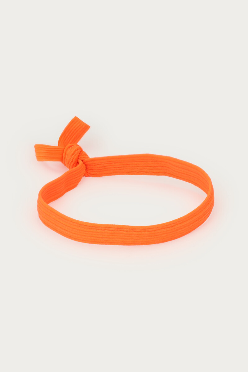 Orange elastic bracelet basic | My Jewellery